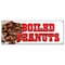 Signmission BOILED PEANUTS BANNER SIGN stand cart hot signs Georgia southern south nuts B-Boiled Peanuts - alternate 1